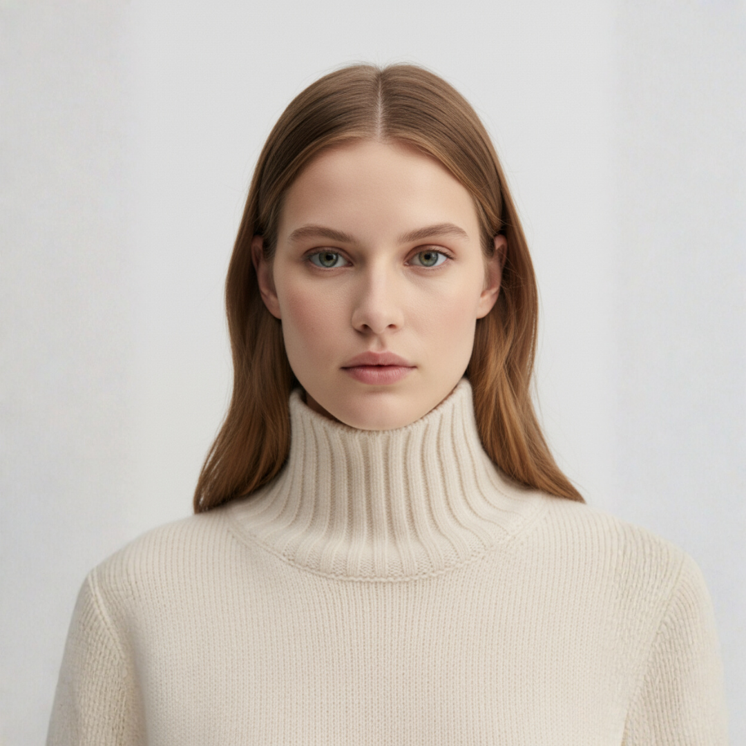 ZOFIA | Minimalistyczny Sweter z Golfem