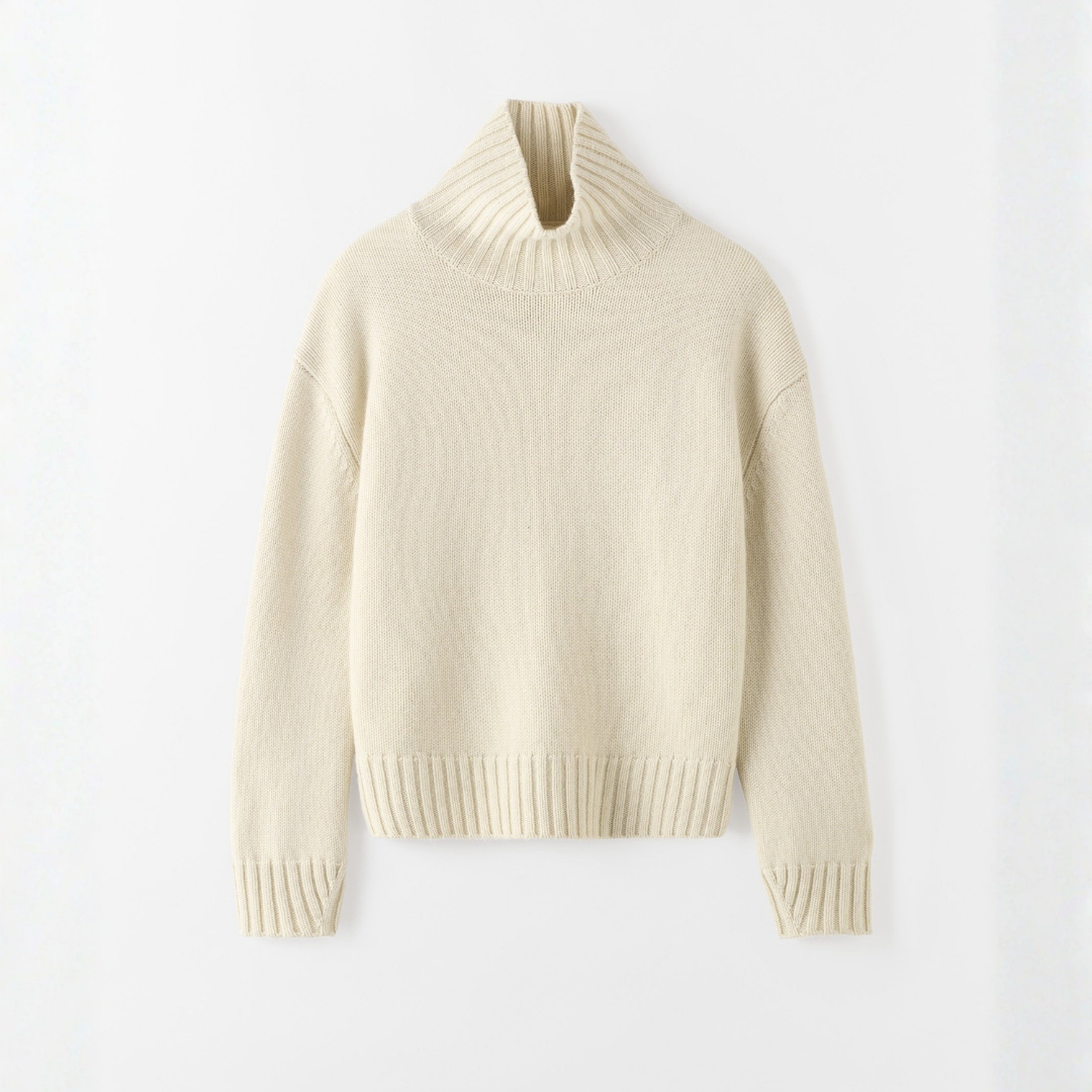 ZOFIA | Minimalistyczny Sweter z Golfem