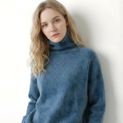 ZOFIA | Minimalistyczny Sweter z Golfem